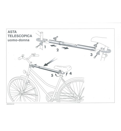 Adattatore uomo donna per portabici peruzzo 395