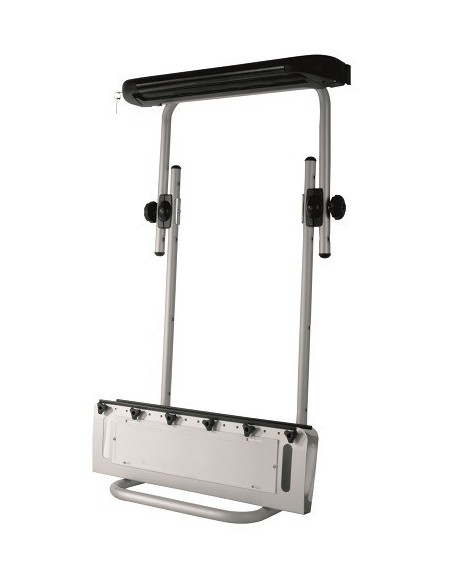 Optional 376 A trasformazione Portabici ruota di scorta Stelvio in Portasci