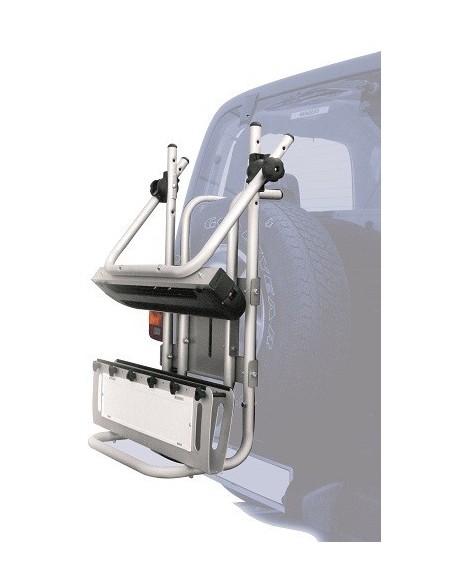 Optional 376 A trasformazione Portabici ruota di scorta Stelvio in Portasci