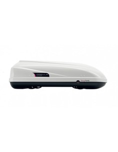 Box Auto Portatutto Portapacchi MODULA Beluga 420 Bianco 2 aperture