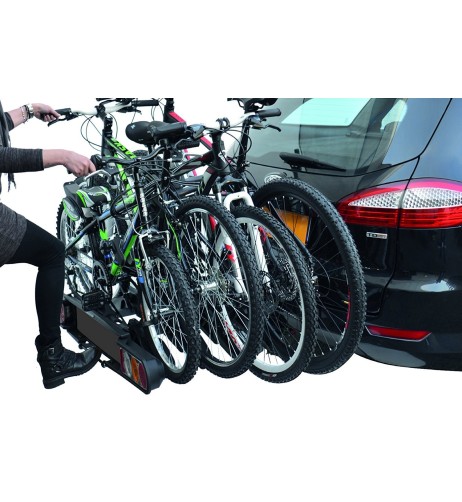 Portabici per gancio traino inclinabile Pure Instinct Towball 4 bici