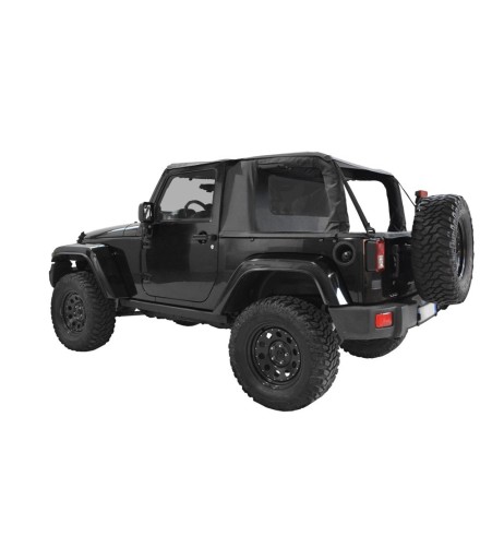 Cargo top per Jeep Wrangler Jk Unlimited 2 porte Nero