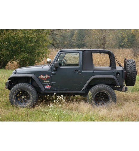 Cargo top per Jeep Wrangler Jk Unlimited 2 porte Nero