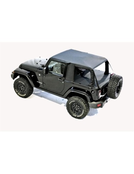 Cargo top per Jeep Wrangler Jk Unlimited 2 porte Nero
