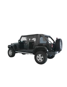 Cargo top per Jeep Wrangler Jk Unlimited 4 porte Nero