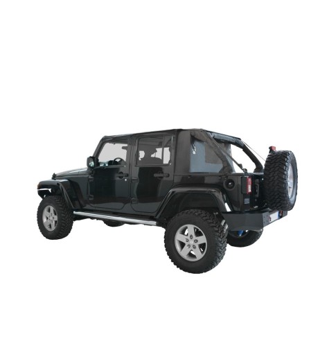 Cargo top per Jeep Wrangler Jk Unlimited 4 porte Nero