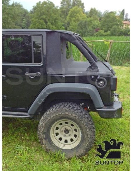Cargo top per Jeep Wrangler Jk Unlimited 4 porte Nero