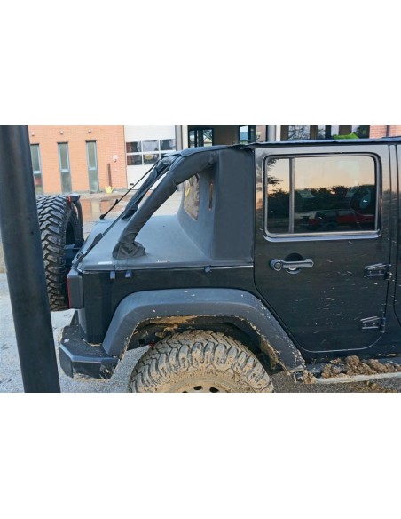 Cargo top per Jeep Wrangler Jk Unlimited 4 porte Nero