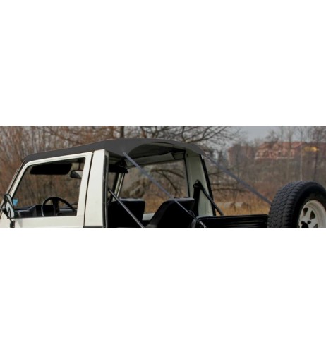 Copertura Bikini Top per Suzuki Samurai SJ e Santana colore Nero