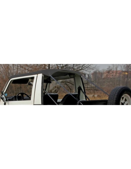Copertura Bikini Top per Suzuki Samurai SJ e Santana colore Nero