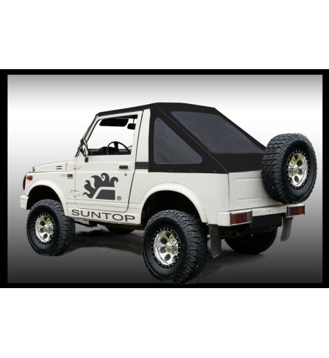 Copertura capote Fast Back Suzuki Samurai SJ e Santana nero