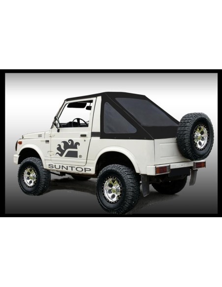 Copertura capote Fast Back Suzuki Samurai SJ e Santana nero