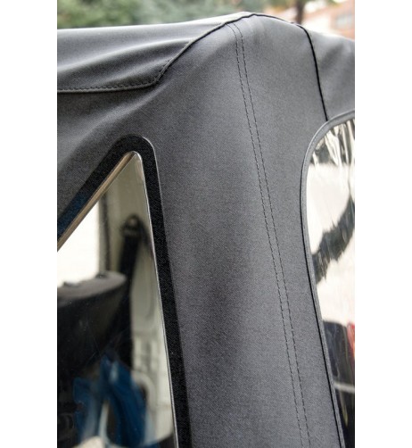 Copertura capote Fast Back Suzuki Samurai SJ e Santana nero