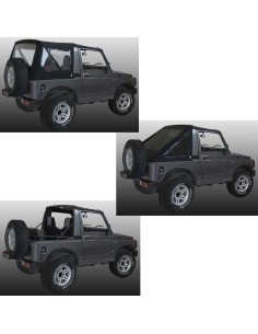 Copertura capote Soft 3Top Suzuki Samurai SJ e Santana nero