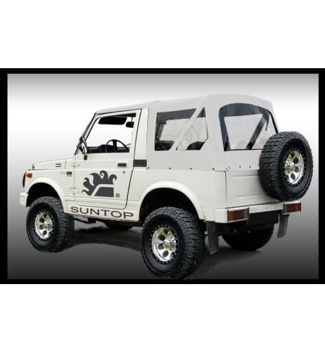 Copertura capote Soft Top Suzuki Samurai SJ e Santana bianco