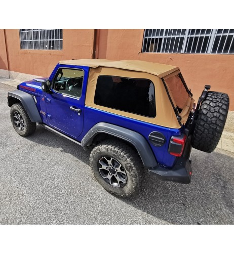 Copertura Soft Top Jeep Wrangler JL dal 2018 2 porte deep sand