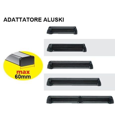 Adattatore per portasci Aluski barre portatutto max 60mm