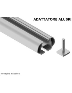 Adattatore per portasci Aluski montaggio barre portatutto con canalina