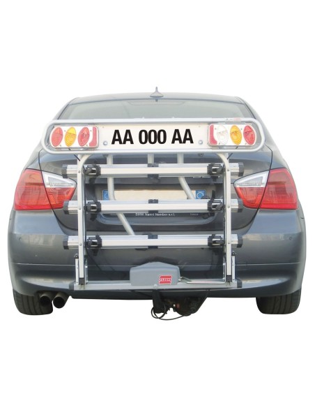 Carrello portabici per gancio traino universale omologato 2 biciclette