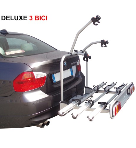 Carrello portabici per gancio traino universale omologato 3 biciclette