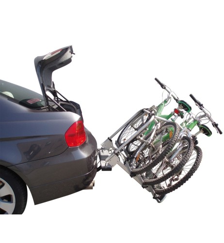 Carrello portabici per gancio traino universale omologato 3 biciclette