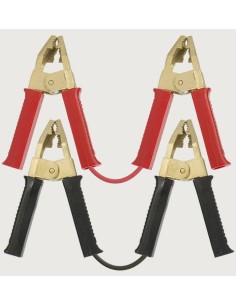 Kit cavi collegamento batteria 24v  pinze 500A - 3,5mt - 35mmq