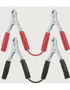 Kit cavi collegamento batteria auto pinze 120A - 3,5mt - 16mmq