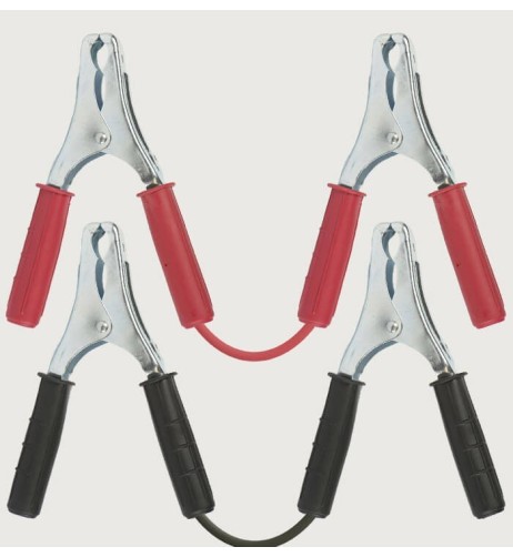 Kit cavi collegamento batteria pinze 240A - 3,5mt - 35mmq