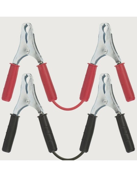 Kit cavi collegamento batteria pinze 240A - 5mt - 35mmq