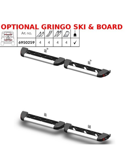 Optional Porta snow sci Gringo Ski Board Fabbri 6950259