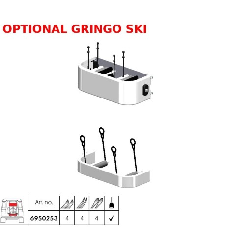 Optional Portasci Gringo Ski Fabbri 6950253