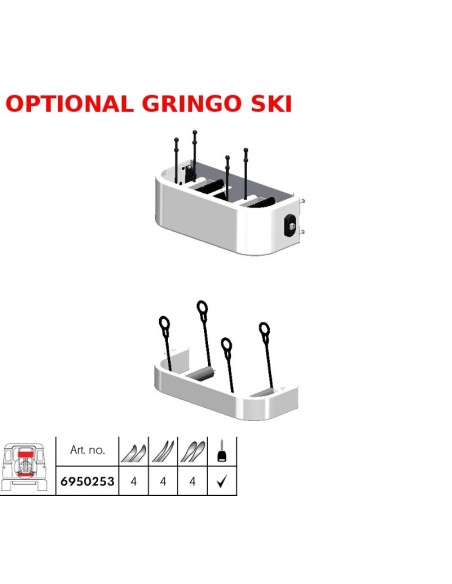 Optional Portasci Gringo Ski Fabbri 6950253
