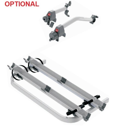 Optional trasformazione Exclusiv portasci in portabici