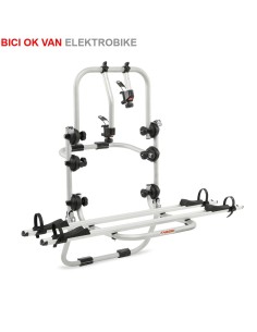 Portabici 2 bici posteriore in alluminio bici elettriche OK ELEKTROBIKE VAN