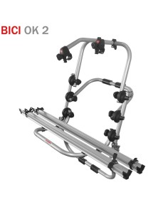 Portabici 2 bici posteriore in alluminio da portellone BICI OK 2