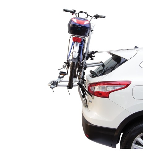 Portabici 2 bici posteriore in alluminio per bici elettriche OK ELEKTROBIKE