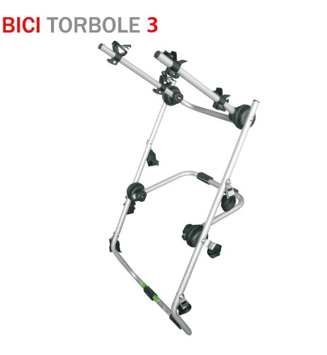 Portabici 3 bici posteriore in acciaio da portellone TORBOLE 3