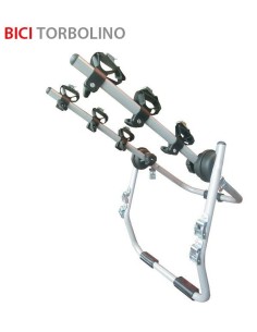 Portabici 3 bici posteriore in acciaio verniciato da portellone TORBOLINO