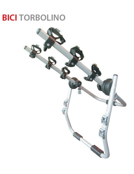 Portabici 3 bici posteriore in acciaio verniciato da portellone TORBOLINO