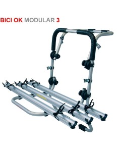 Portabici 3 bici posteriore in alluminio anodizzato da portellone MODULAR