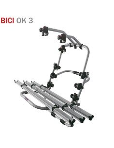 Portabici 3 bici posteriore in alluminio da portellone BICI OK 3
