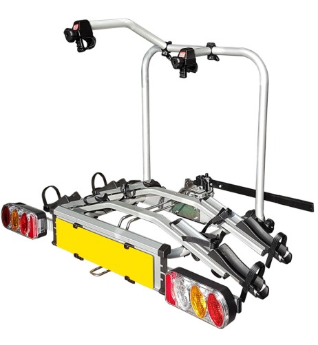 Portabici fast 2 bici posteriore in alluminio gancio traino per bici elettr