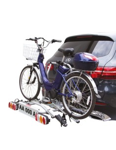 Portabici fast 2 bici posteriore in alluminio gancio traino per bici elettr 2