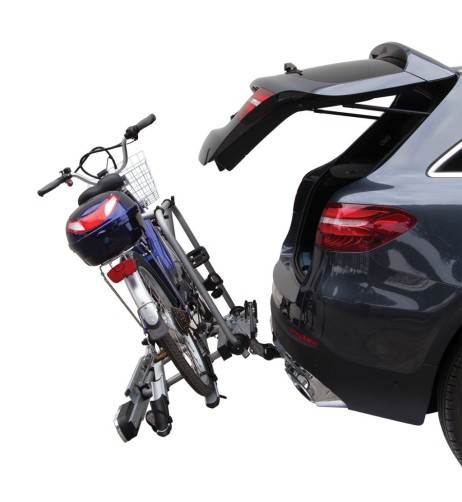 Portabici fast 2 bici posteriore in alluminio gancio traino per bici elettr