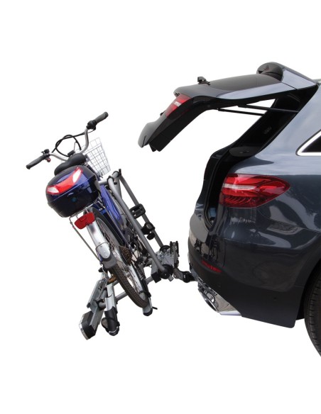 Portabici fast 2 bici posteriore in alluminio gancio traino per bici elettr