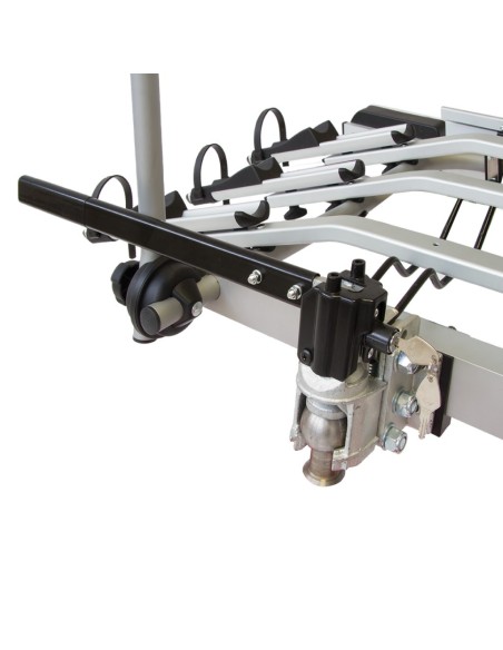 Portabici fast 3 bici posteriore in alluminio gancio traino con canalina MT