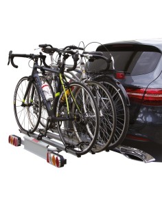 Portabici fast 3 bici posteriore in alluminio per gancio traino Easy bike 2