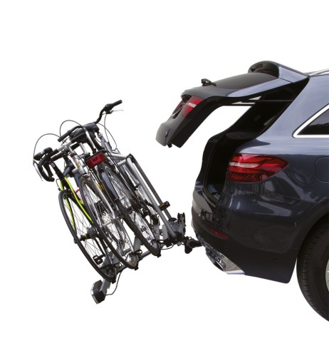 Portabici fast 3 bici posteriore in alluminio per gancio traino Easy bike