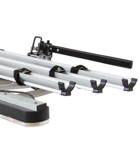 Portabici fast 3 bici posteriore in alluminio per gancio traino Easy bike