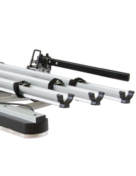 Portabici fast 3 bici posteriore in alluminio per gancio traino Easy bike